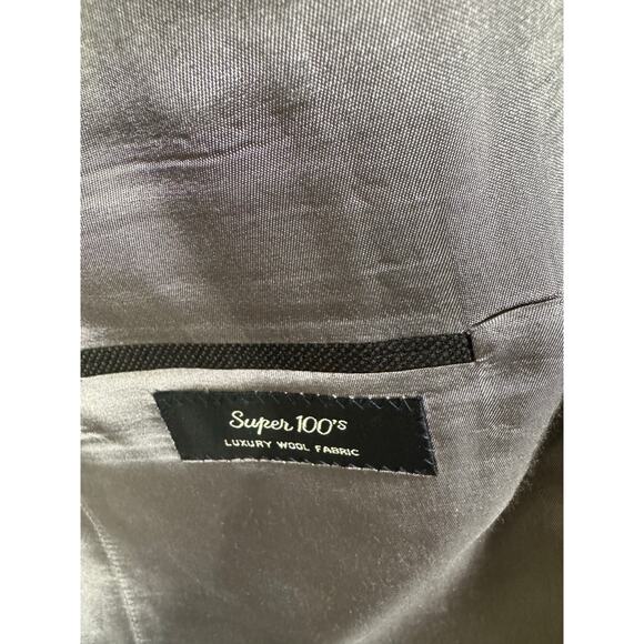 Men's 48L Vintage Tallia Uomo Brown Wool Suit Jacket Union Made in USA - Picture 4 of 5